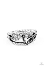 Load image into Gallery viewer, Paparazzi You Make My Heart BLING - White Ring
