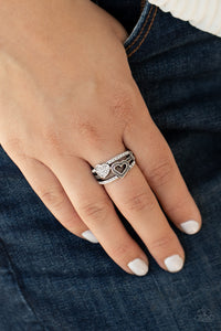 Paparazzi You Make My Heart BLING - White Ring