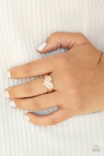 Load image into Gallery viewer, Paparazzi Heart of BLING - Gold Ring
