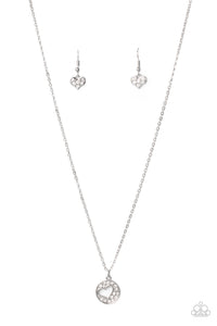 Paparazzi Bare Your Heart - White Necklace