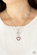 Load image into Gallery viewer, Paparazzi Never Miss a Beat - Red Necklace
