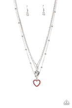 Load image into Gallery viewer, Paparazzi Never Miss a Beat - Red Necklace
