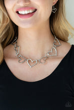 Load image into Gallery viewer, Paparazzi Vintagely Valentine - Silver Necklace
