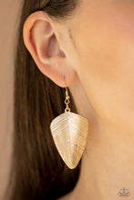 Load image into Gallery viewer, Paparazzi One Of The Flock - Gold Earrings
