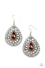 Load image into Gallery viewer, Paparazzi Eat, Drink, and BEAM Merry - Brown Earring
