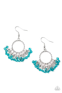 Paparazzi Charmingly Cabaret - Blue Earrings