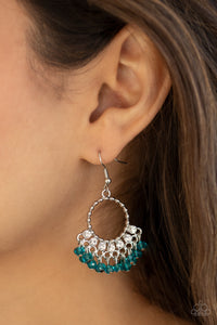 Paparazzi Charmingly Cabaret - Blue Earrings