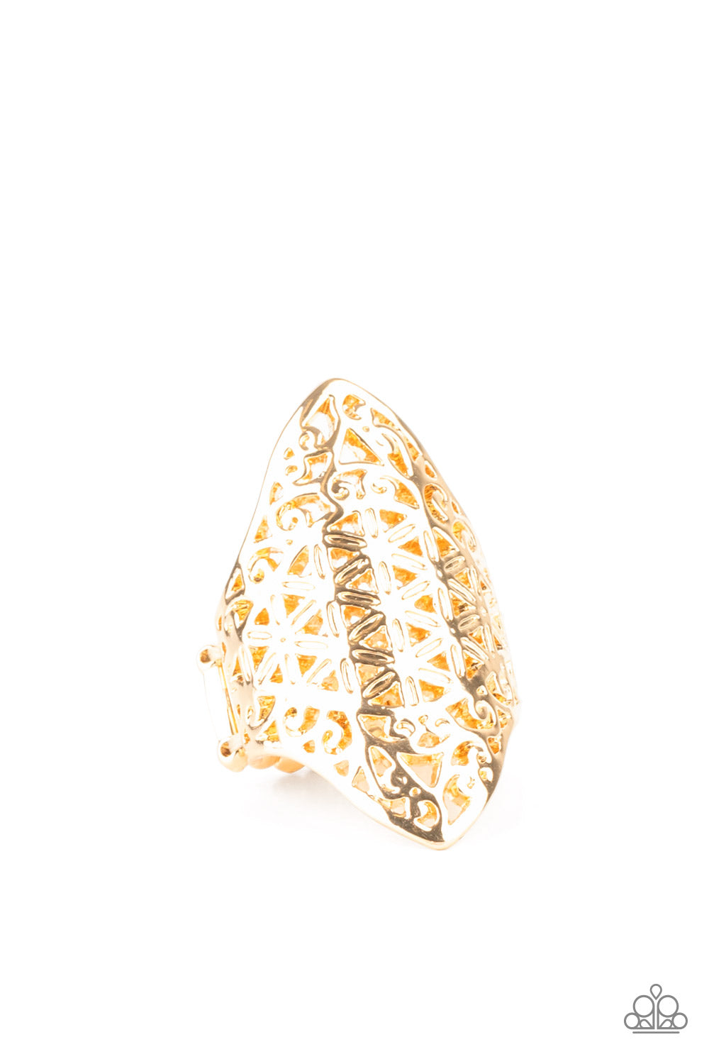 Paparazzi FRILL Ride - Gold Ring