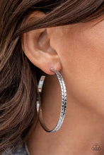 Load image into Gallery viewer, Paparazzi TREAD All About It - Silver Earring

