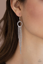 Load image into Gallery viewer, Paparazzi Pass The Glitter - White Earrings
