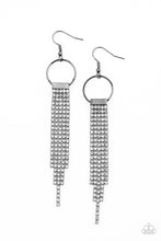 Load image into Gallery viewer, Paparazzi Tapered Twinkle - Black Earrings

