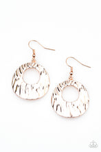 Load image into Gallery viewer, Paparazzi Warped Perceptions - Rose Gold Earring
