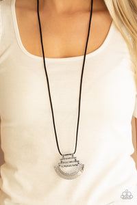 Paparazzi Rise and SHRINE - Black Necklace