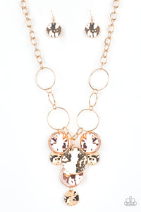 Paparazzi Learn The HARDWARE Way - Gold Necklace