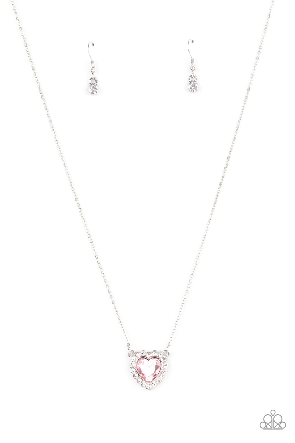Paparazzi Out of the GLITTERY-ness of Your Heart - Pink Necklace