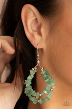 Load image into Gallery viewer, Paparazzi Canyon Rock Art - Green Earring
