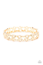 Load image into Gallery viewer, Paparazzi You HEART The Lady! - Gold Bracelet
