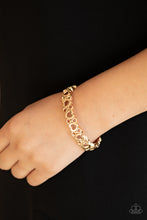 Load image into Gallery viewer, Paparazzi You HEART The Lady! - Gold Bracelet
