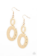 Load image into Gallery viewer, Paparazzi Bring On The Basics - Gold Earrings
