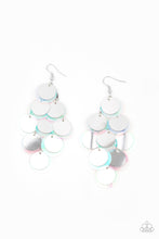 Load image into Gallery viewer, Paparazzi Sequin Seeker - Silver Earrings

