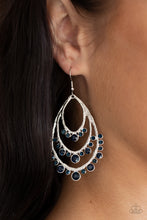 Load image into Gallery viewer, Paparazzi Break Out In TIERS - Blue Earrings
