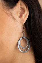 Load image into Gallery viewer, Paparazzi Distractingly Dizzy - Black Earrings
