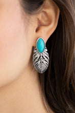 Load image into Gallery viewer, Paparazzi Rural Roadrunner - Blue Earrings
