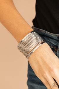 Paparazzi Stacked Sensation - Silver Bracelet