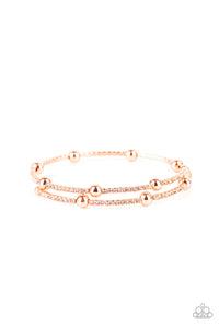 Paparazzi Standout Shine - Copper Bracelet