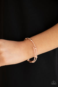 Paparazzi Standout Shine - Copper Bracelet