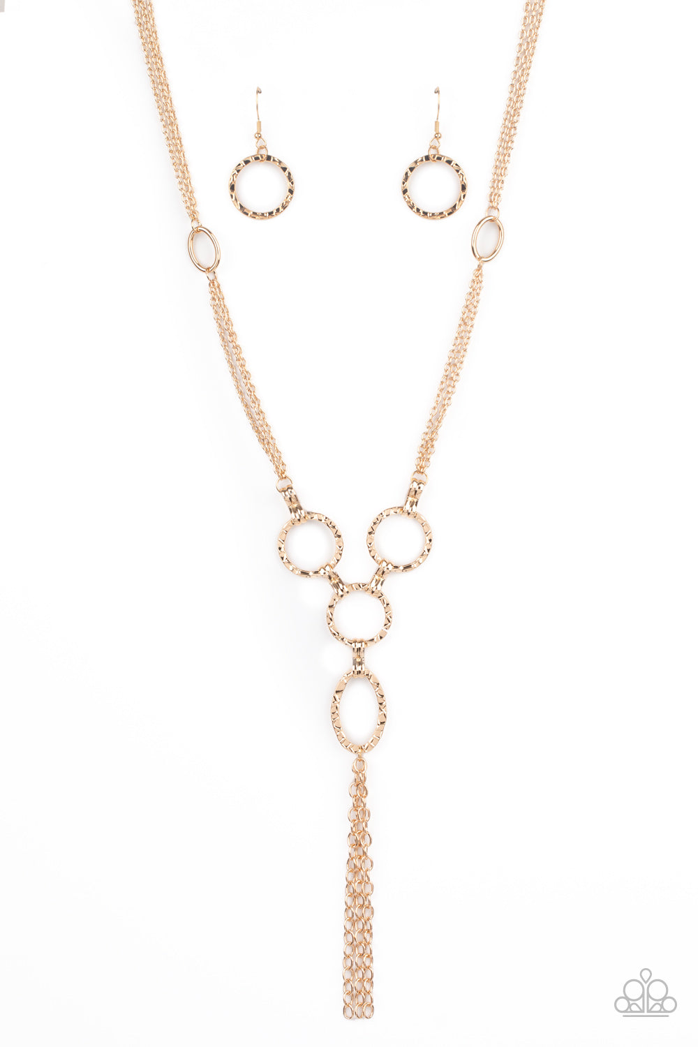 Paparazzi Metro Mechanics - Gold Necklace