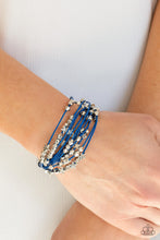 Load image into Gallery viewer, Paparazzi Star-Studded Affair - Blue Bracelet

