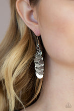 Load image into Gallery viewer, Paparazzi Hear Me Shimmer - Silver Earrings
