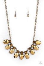 Load image into Gallery viewer, Paparazzi Extra Enticing - Brass Necklace
