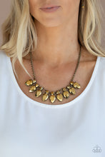 Load image into Gallery viewer, Paparazzi Extra Enticing - Brass Necklace
