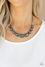 Load image into Gallery viewer, Paparazzi Gorgeously Glacial - Black Necklace
