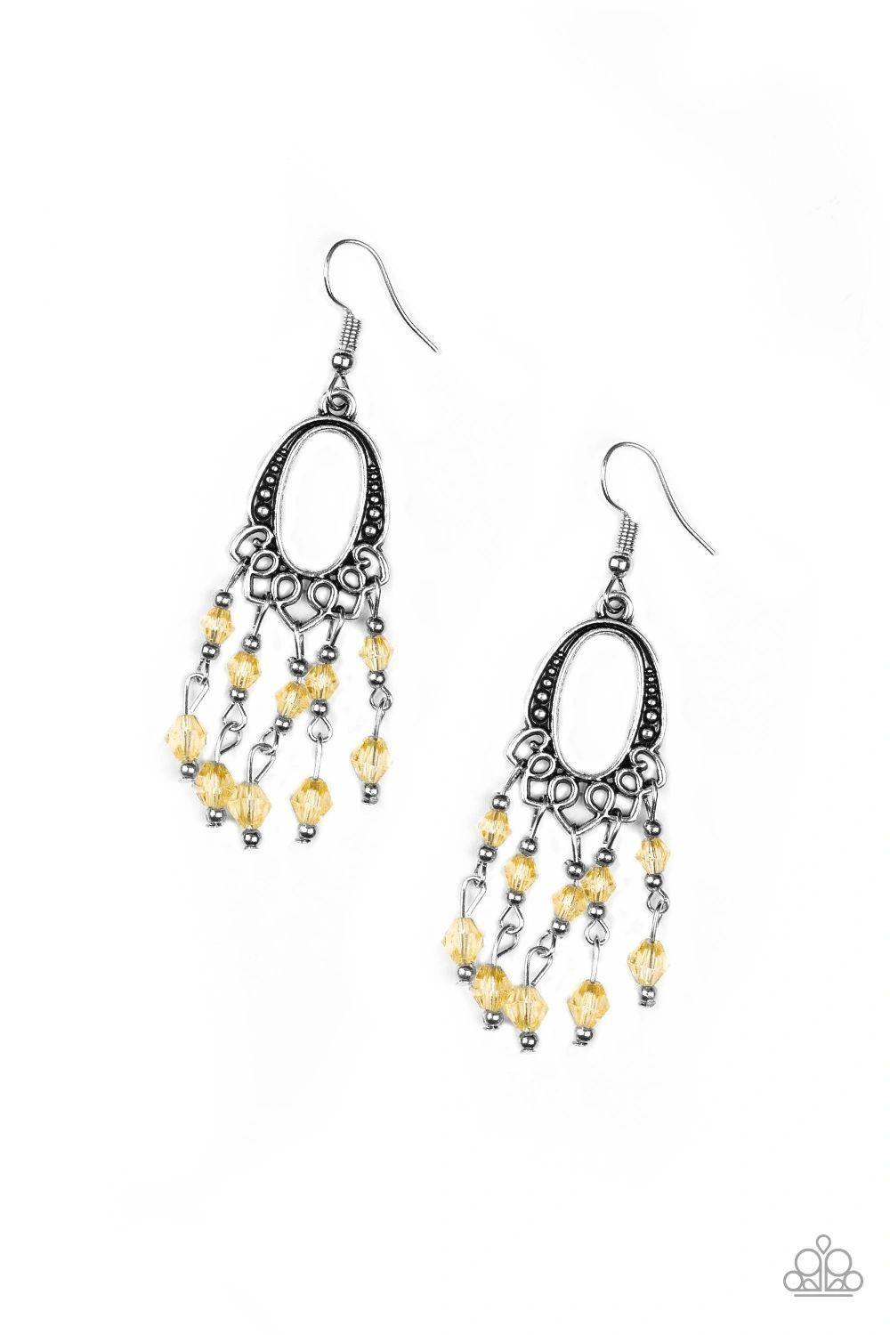 Paparazzi Not The Only Fish In The Sea - Yellow Earring