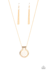 Paparazzi Patagonian Paradise - Gold Necklace