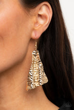 Load image into Gallery viewer, Paparazzi How FLARE You! - Gold Earrings
