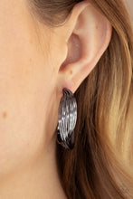 Load image into Gallery viewer, Paparazzi Curves In All The Right Places - Black Earring
