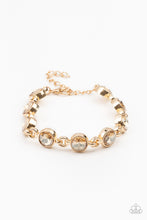 Load image into Gallery viewer, Paparazzi First In Fashion Show - Gold Bracelet

