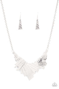 Paparazzi Happily Ever AFTERSHOCK - Silver Necklace