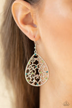 Load image into Gallery viewer, Paparazzi Midnight Carriage - Multi Earring
