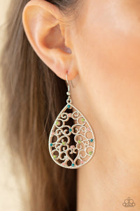 Paparazzi Midnight Carriage - Multi Earring