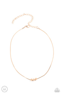 Paparazzi Dynamically Dainty - Gold Necklace