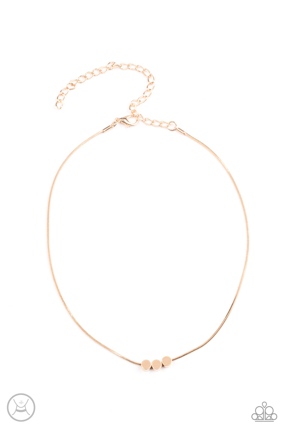 Paparazzi Dynamically Dainty - Gold Necklace