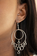 Load image into Gallery viewer, Paparazzi Roundabout Radiance - Silver Earrings
