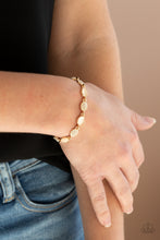 Load image into Gallery viewer, Paparazzi Stop and GLOW - Gold Bracelet
