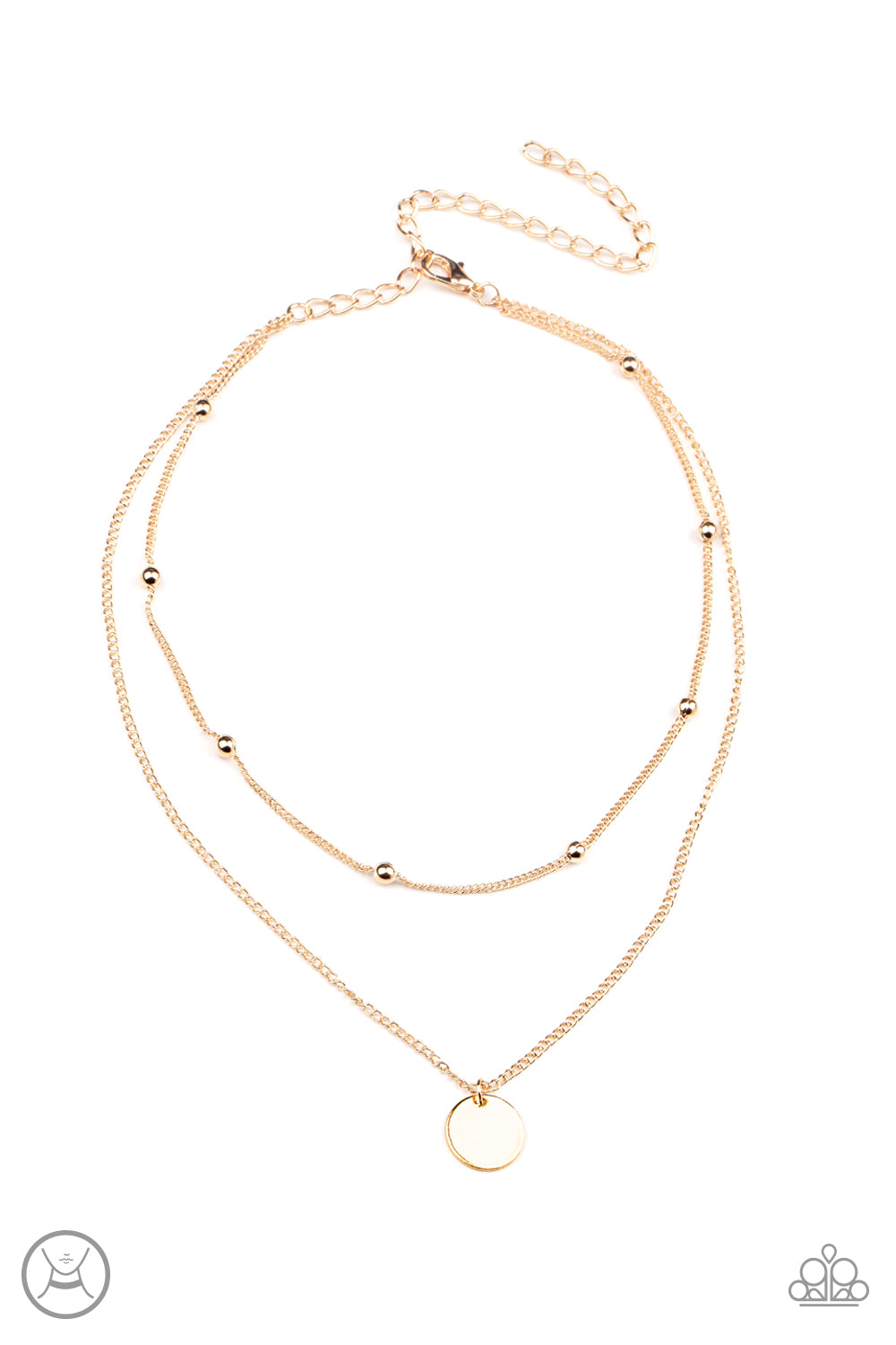 Paparazzi Modestly Minimalist - Gold Necklace