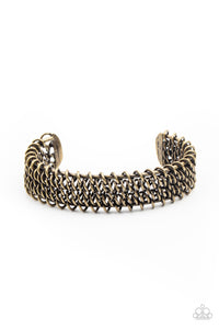 Paparazzi Gridlock - Brass Bracelet